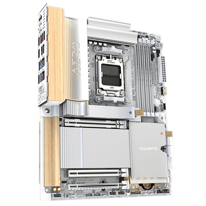Gigabyte X870E AERO X3D WOOD AM5 WiFi 7 ATX Motherboard