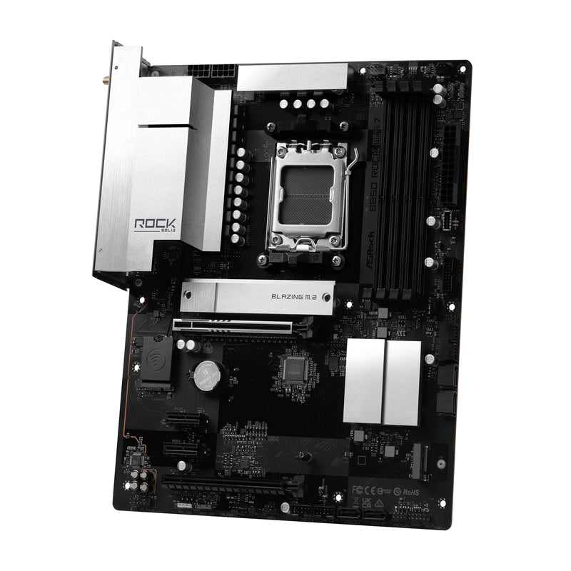 ASRock B850 Rock WiFi 7 AM5 ATX DDR5 Motherboard WiFi 7 PCIe 5.0
