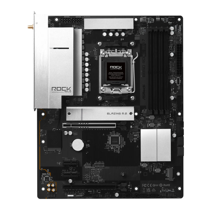 ASRock B850 Rock WiFi 7 AM5 ATX DDR5 Motherboard WiFi 7 PCIe 5.0
