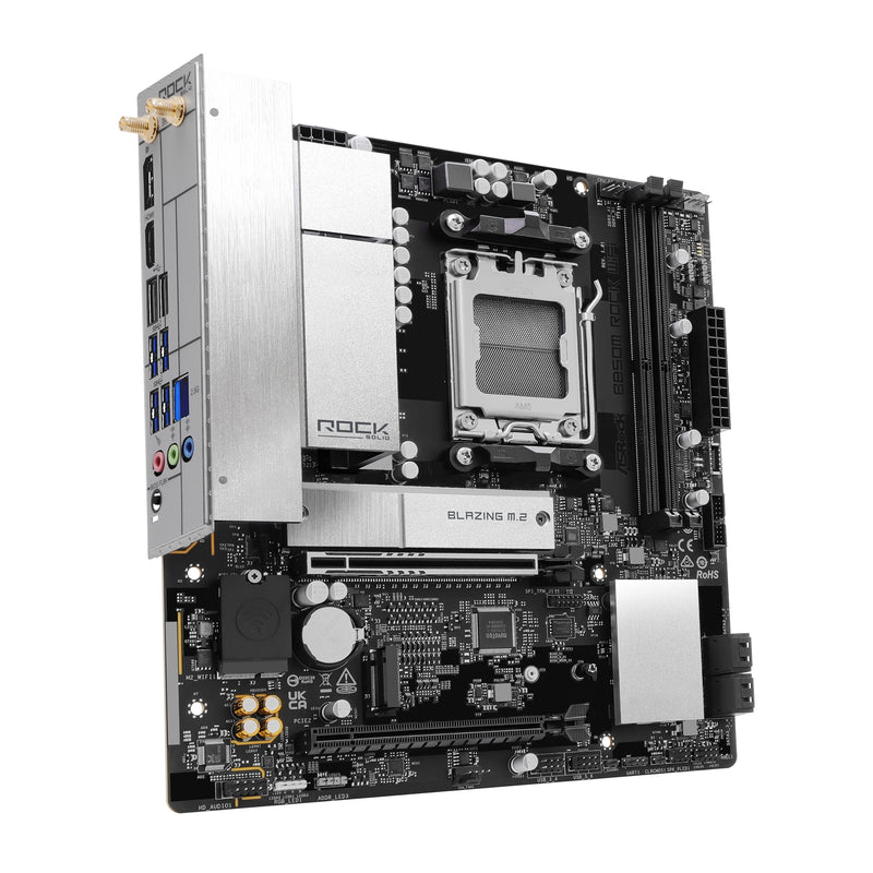 ASRock B850M Rock WiFi AM5 DDR5 mATX Motherboard WiFi 6E