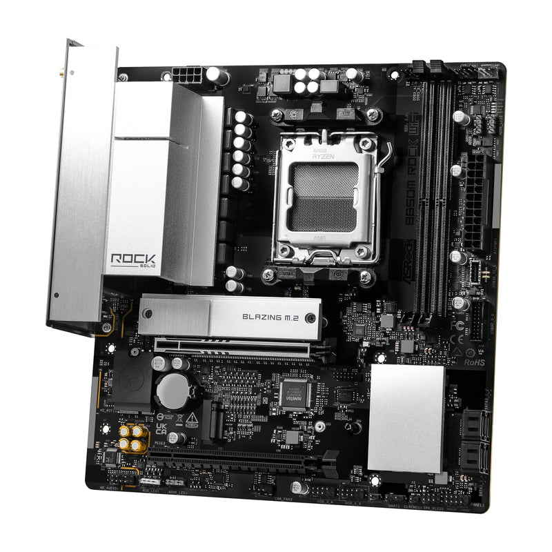 ASRock B850M Rock WiFi AM5 DDR5 mATX Motherboard WiFi 6E