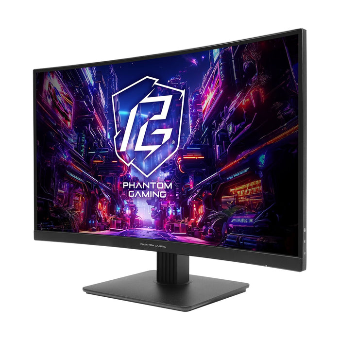 ASRock PG27QRT1B 27" QHD Curved 180Hz VA Gaming Monitor 1ms
