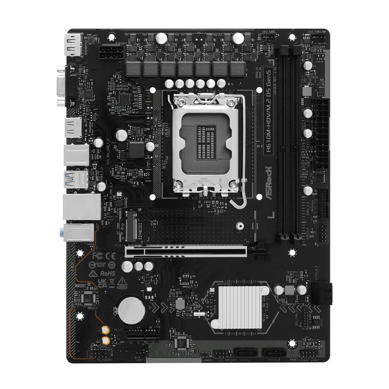 ASRock H610M-HDV/M.2 D5 Gen5 DDR5 LGA1700 Motherboard