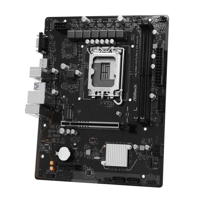 ASRock H610M-HVS/M.2 Intel LGA1700 DDR5 Micro-ATX Motherboard