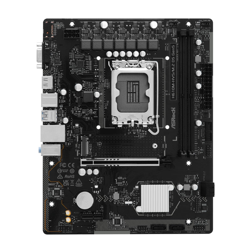 ASRock H610M-HVS/M.2 Intel LGA1700 DDR5 Micro-ATX Motherboard