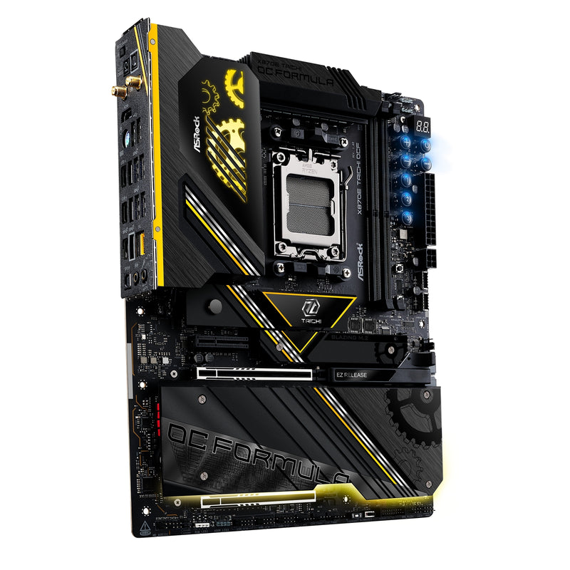 ASRock X870E TAICHI OCF AMD AM5 DDR5 ATX Motherboard, 6x M.2, Wi-Fi 7