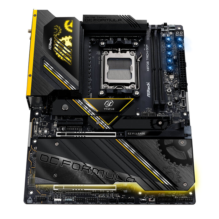 ASRock X870E TAICHI OCF AMD AM5 DDR5 ATX Motherboard, 6x M.2, Wi-Fi 7