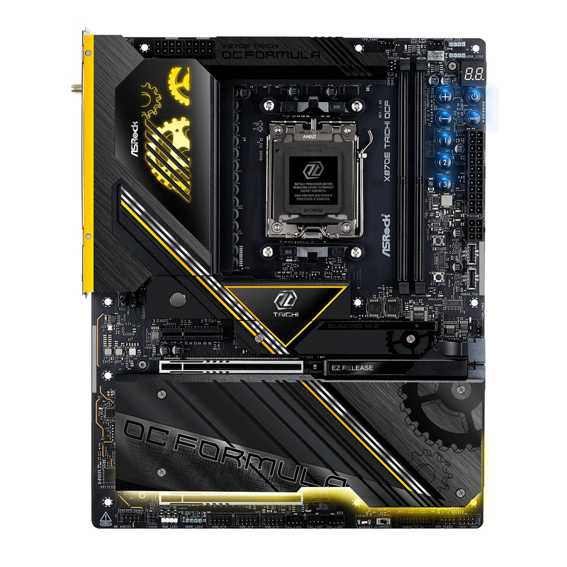 ASRock X870E TAICHI OCF AMD AM5 DDR5 ATX Motherboard, 6x M.2, Wi-Fi 7