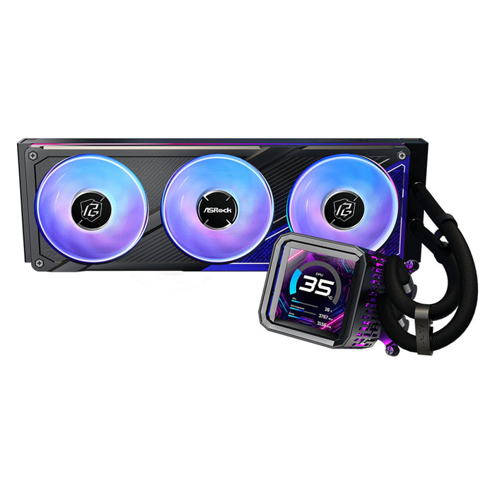 ASRock Phantom Gaming 360 LCD AIO Cooler 360mm ARGB Intel AMD