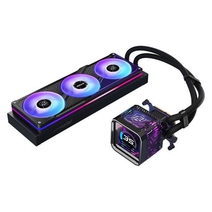 ASRock Phantom Gaming 360 LCD AIO Cooler 360mm ARGB Intel AMD