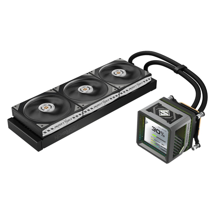 ASRock Steel Legend 360 LCD AIO Cooler 360mm AM5 LGA1700