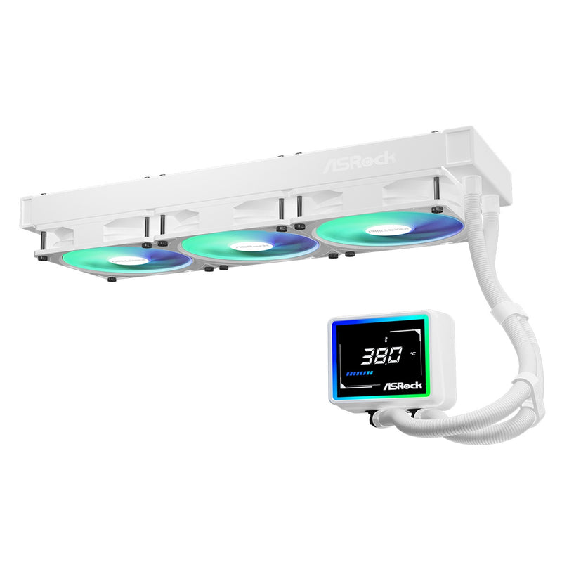 ASRock Challenger 360 Digital White AIO CPU Cooler ARGB 360mm