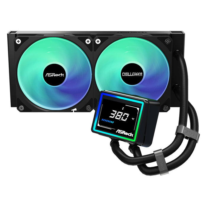ASRock Challenger 240 Digital AIO Cooler 240mm ARGB LCD AM5