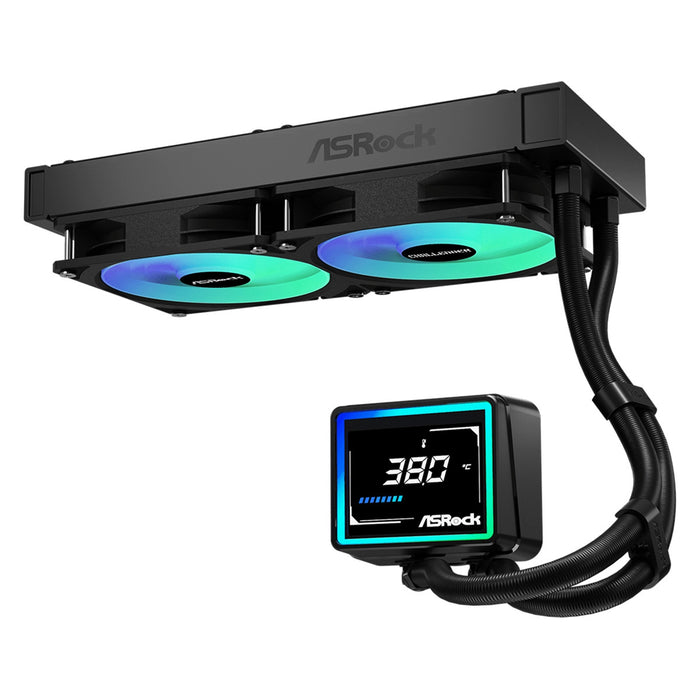 ASRock Challenger 240 Digital AIO Cooler 240mm ARGB LCD AM5