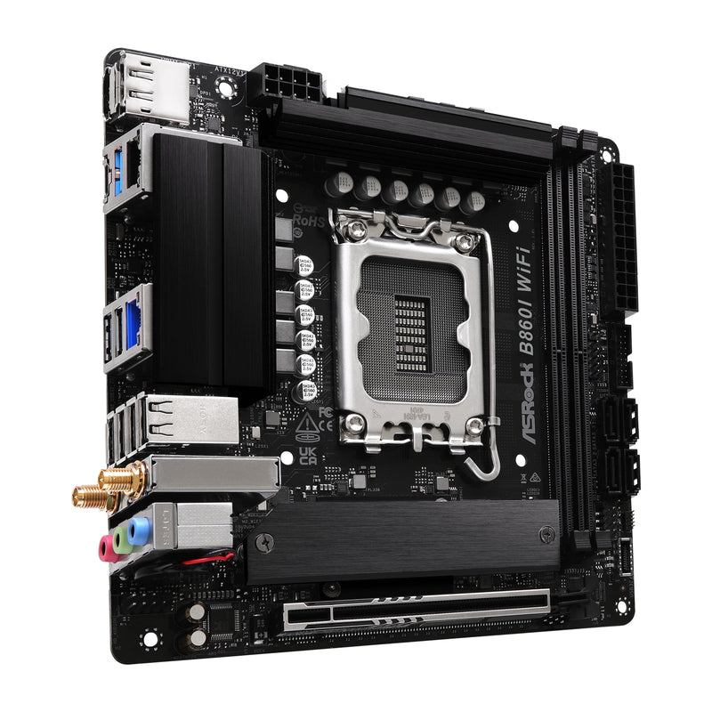 ASRock B860I WiFi LGA1851 Mini-ITX DDR5 PCIe 5.0 Motherboard