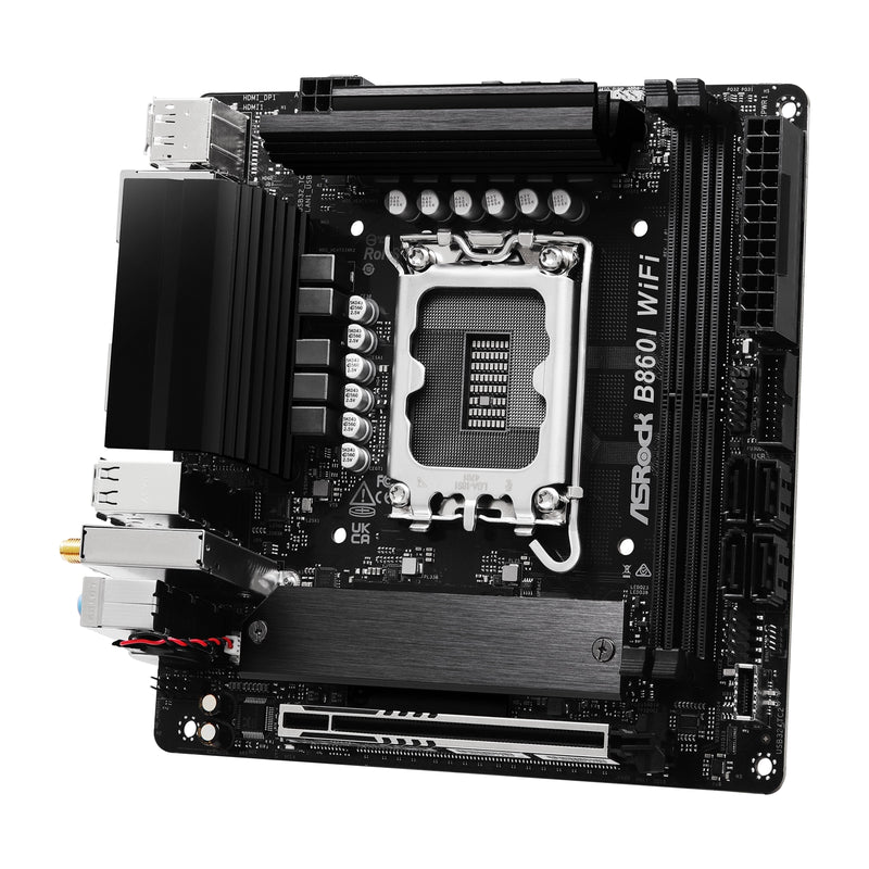 ASRock B860I WiFi LGA1851 Mini-ITX DDR5 PCIe 5.0 Motherboard