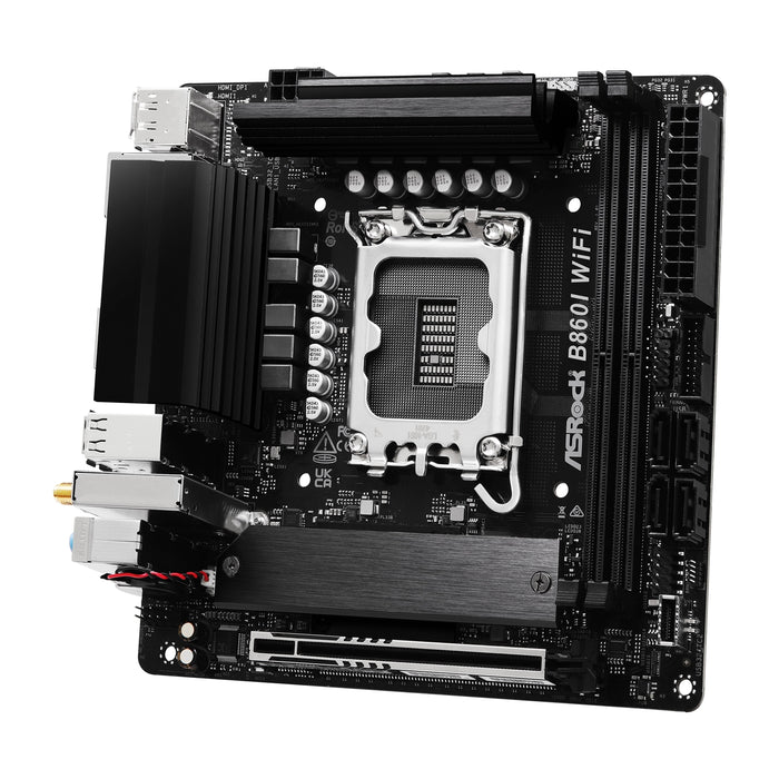 ASRock B860I WiFi LGA1851 Mini-ITX DDR5 PCIe 5.0 Motherboard