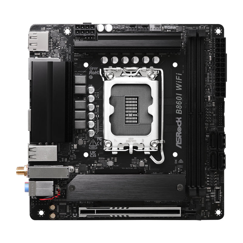 ASRock B860I WiFi LGA1851 Mini-ITX DDR5 PCIe 5.0 Motherboard