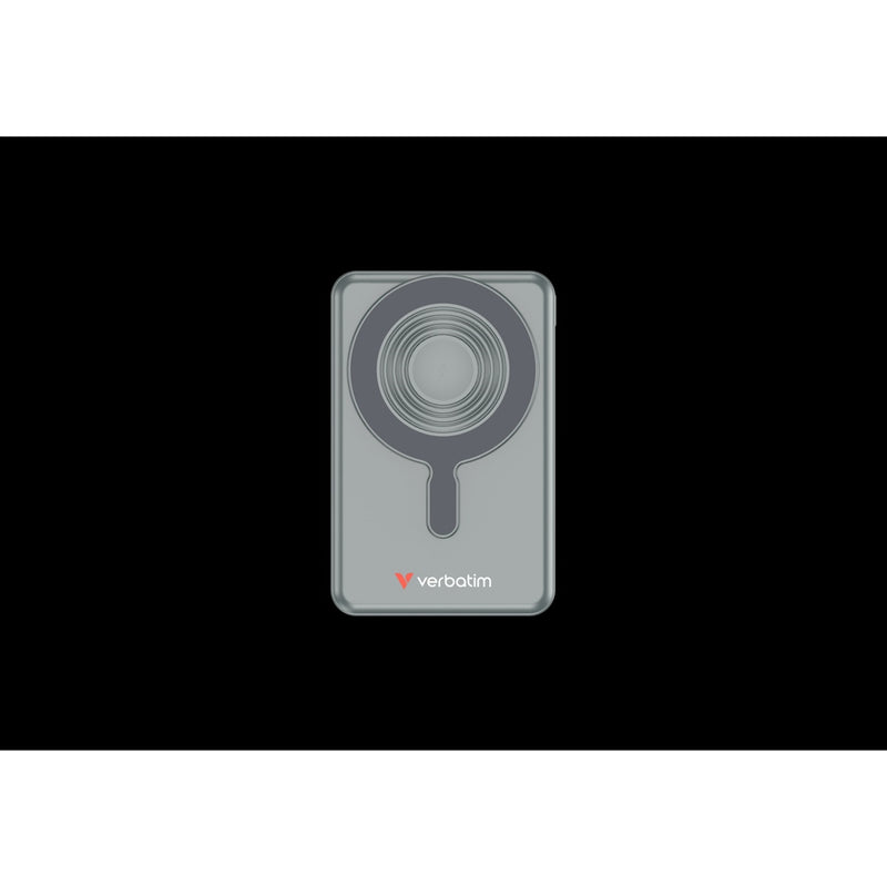 Verbatim Charge & Go 10000mAh MagSafe Power Bank with Display Grey