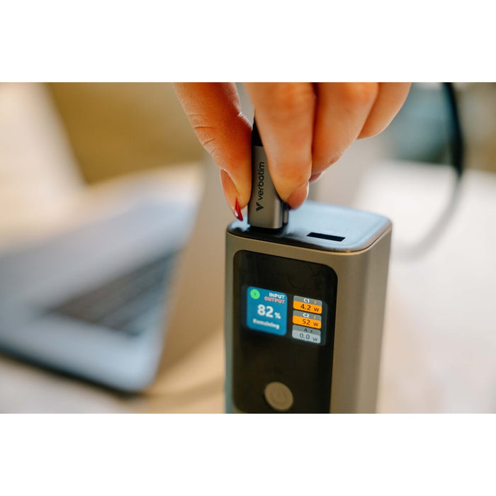 Verbatim 27000mAh Power Bank 187.5W USB-C PD Fast Charge
