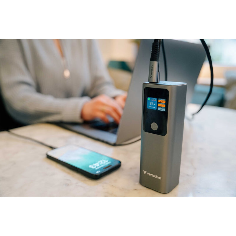Verbatim 27000mAh Power Bank 187.5W USB-C PD Fast Charge