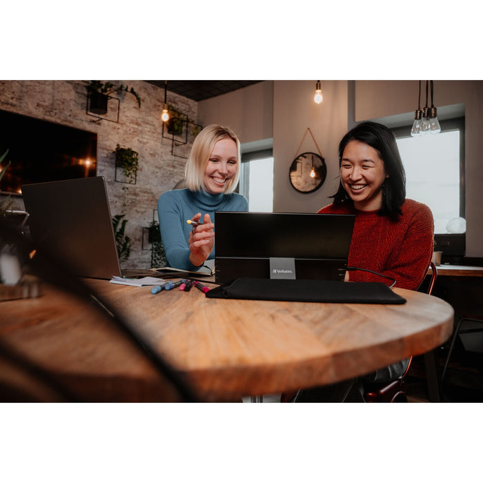 Verbatim 17.3" 4K Portable Touch Monitor USB-C HDMI IPS