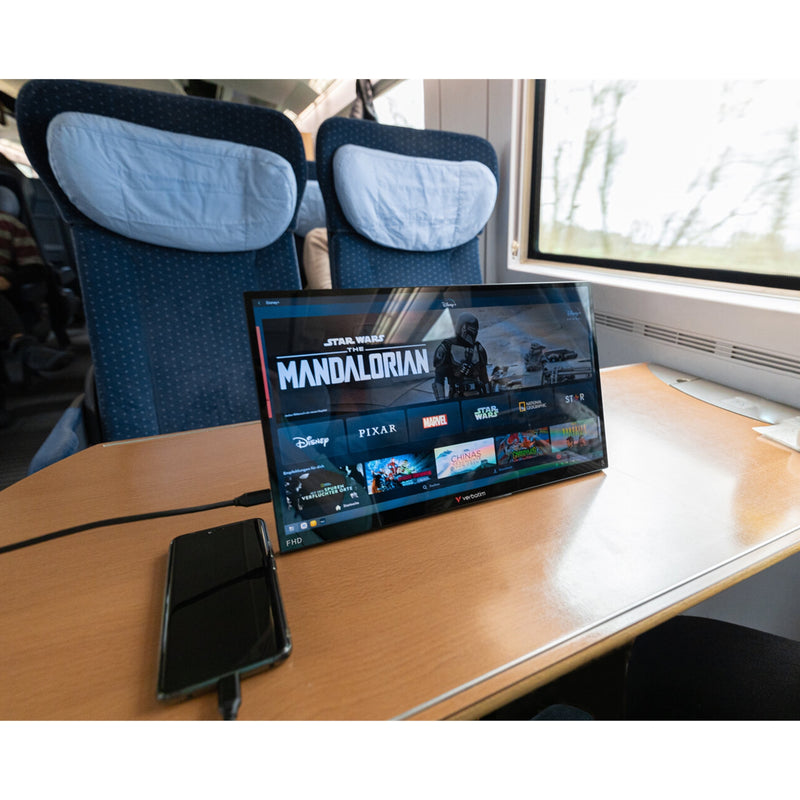 Verbatim 15.6” FHD Portable Touch Monitor USB-C HDMI IPS