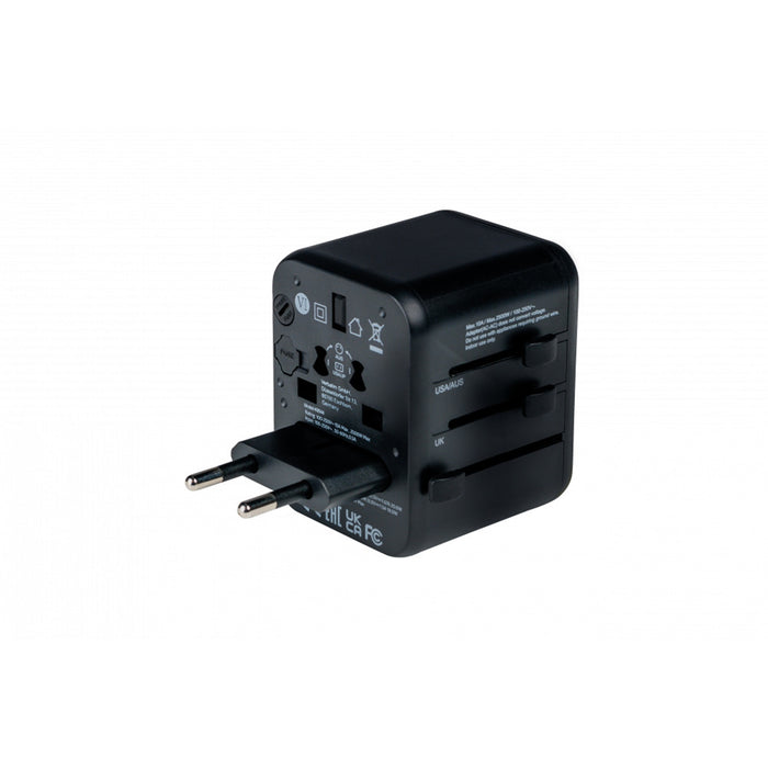 Verbatim UTA-02 Universal Travel Adapter USB-C PD 20W