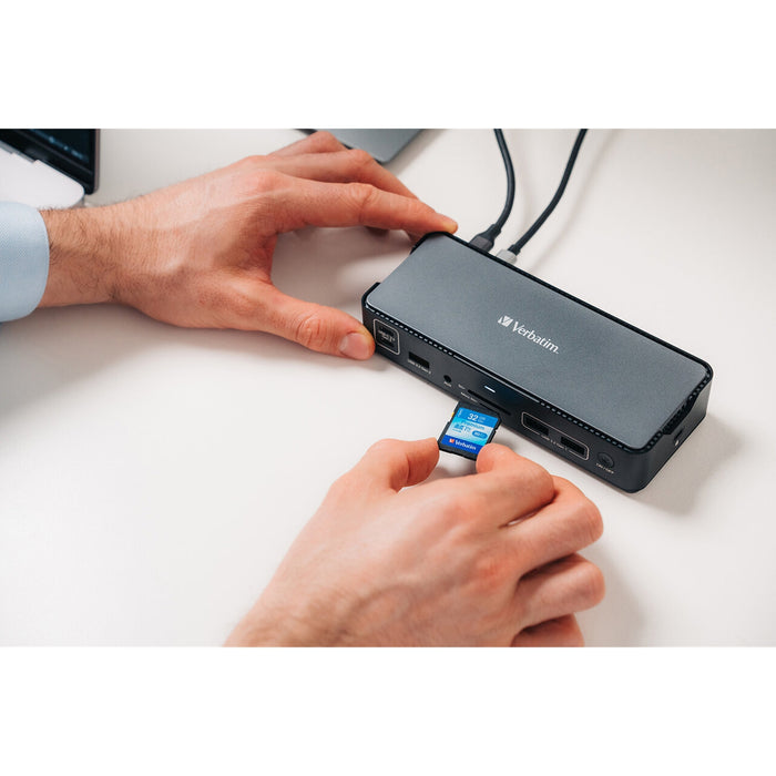 Verbatim USB-C Pro 15-Port Docking Station CDS-15 8K, 80W PD