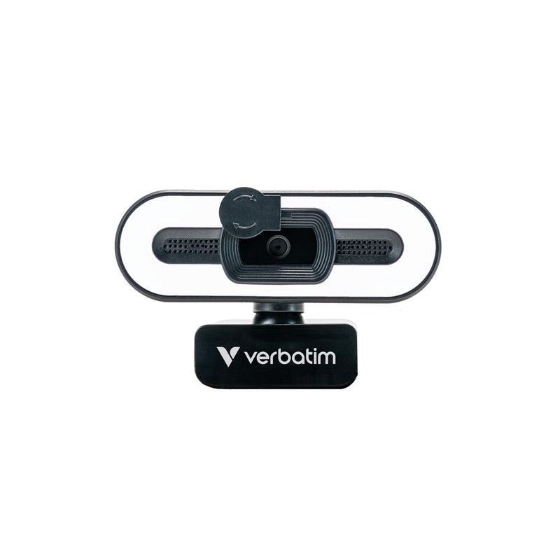 Verbatim AWC-02 1080p Autofocus Webcam with Mic & Light