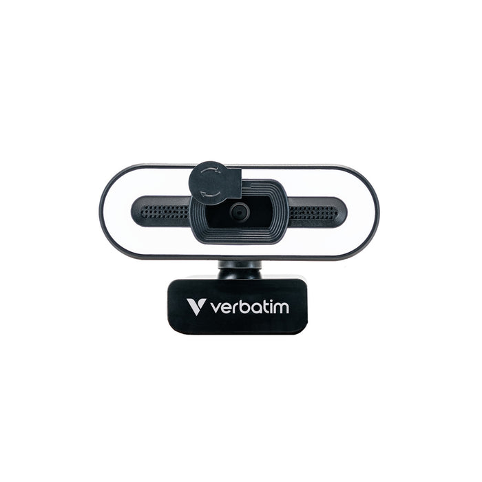 Verbatim AWC-02 1080p Autofocus Webcam with Mic & Light