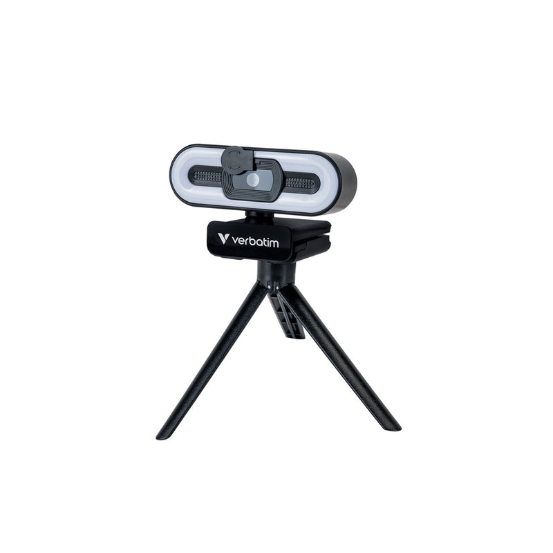 Verbatim AWC-02 1080p Autofocus Webcam with Mic & Light