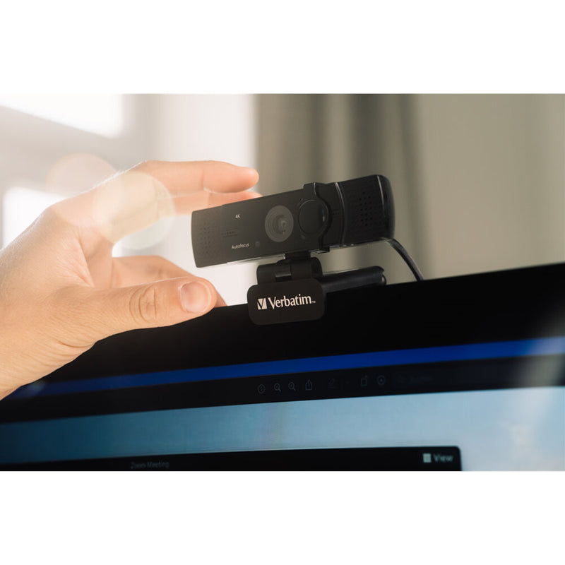 Verbatim AWC-03 4K UHD Autofocus Webcam Dual Microphone