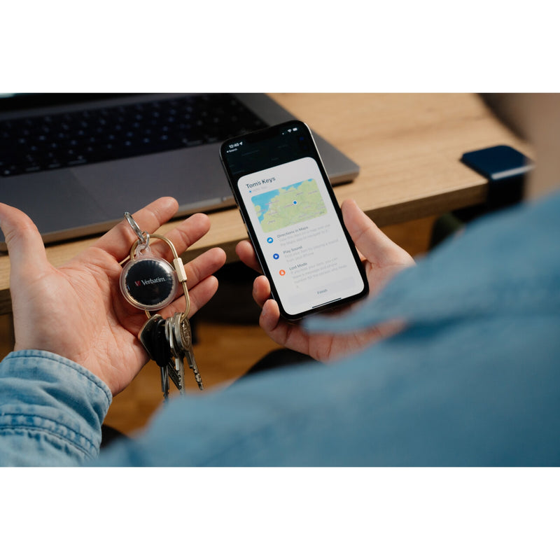 Verbatim My Finder Coin Bluetooth Tracker 2 Pack Apple Find My