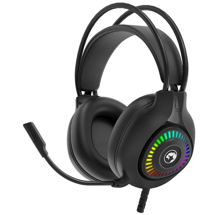 Marvo H8325 Akari Gaming RGB Wired Headset USB 2.0 Black