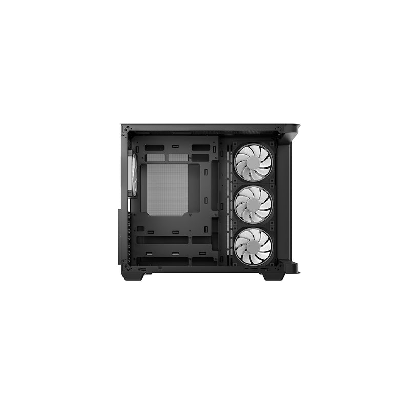 DeepCool CG530U 4F Mid Tower Case ARGB Glass ATX USB-C Black