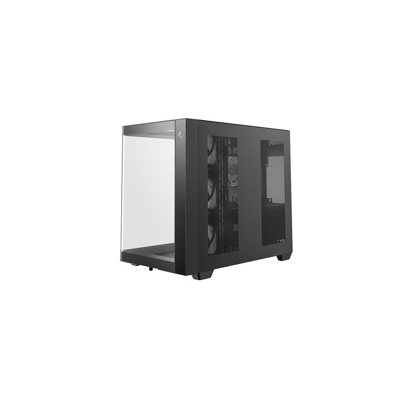 DeepCool CG530U 4F Mid Tower Case ARGB Glass ATX USB-C Black