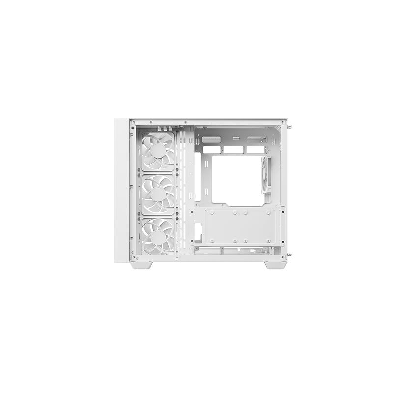 DeepCool CG530U 4F WH Mid Tower Case ARGB Glass ATX USB-C