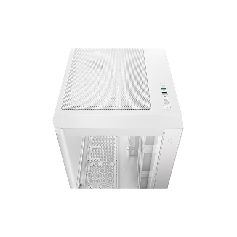 DeepCool CG530U 4F WH Mid Tower Case ARGB Glass ATX USB-C