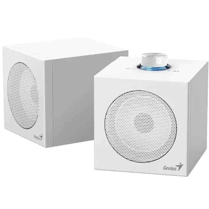 Genius SP-HF300U White USB Speakers 4W USB-A & USB-C