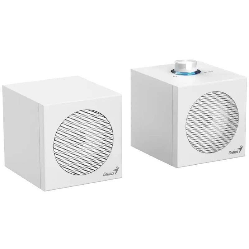 Genius SP-HF300U White USB Speakers 4W USB-A & USB-C