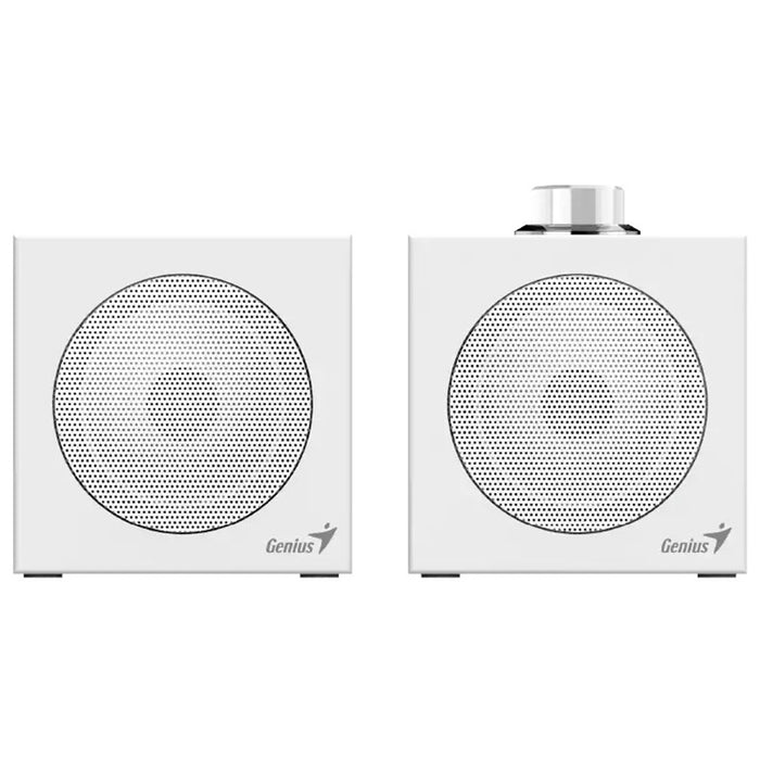Genius SP-HF300U White USB Speakers 4W USB-A & USB-C