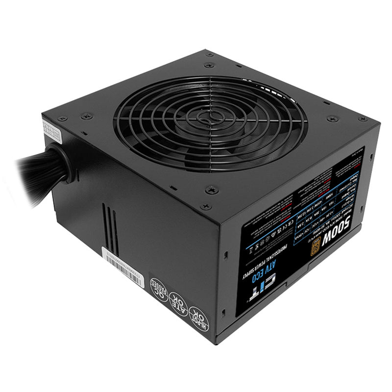 CiT 500W ATV Eco Bronze PSU 80+ 230V Quiet ATX Power Supply