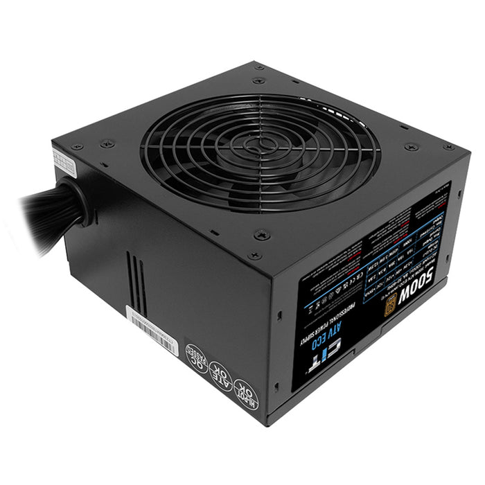 CiT 500W ATV Eco Bronze PSU 80+ 230V Quiet ATX Power Supply