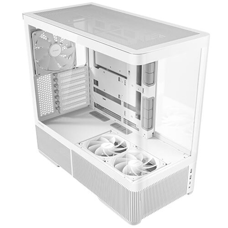 Antec C6 Air White Mid Tower Case Tempered Glass High Airflow
