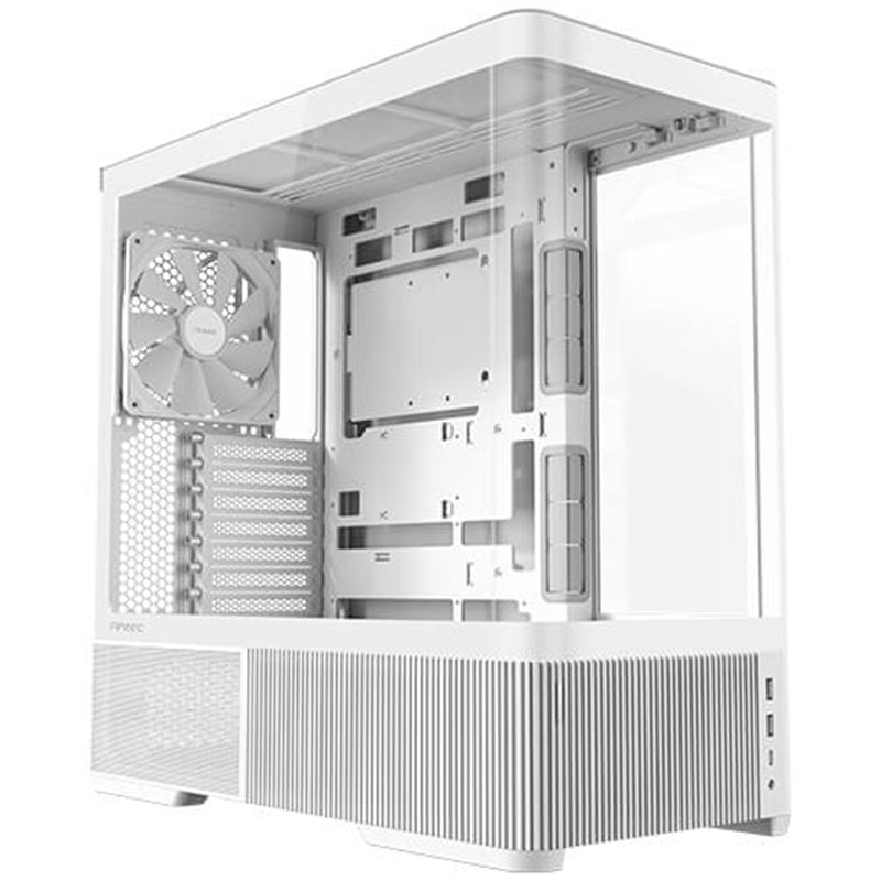 Antec C6 Air White Mid Tower Case Tempered Glass High Airflow