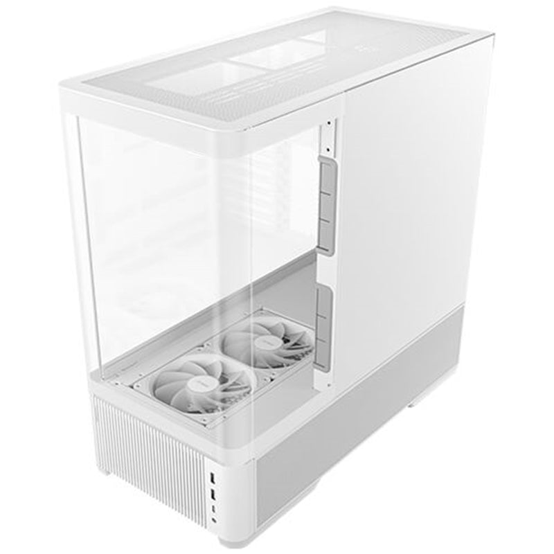 Antec C6 Air White Mid Tower Case Tempered Glass High Airflow