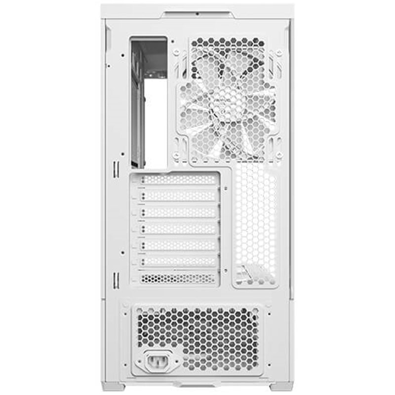 Antec C6 Air White Mid Tower Case Tempered Glass High Airflow