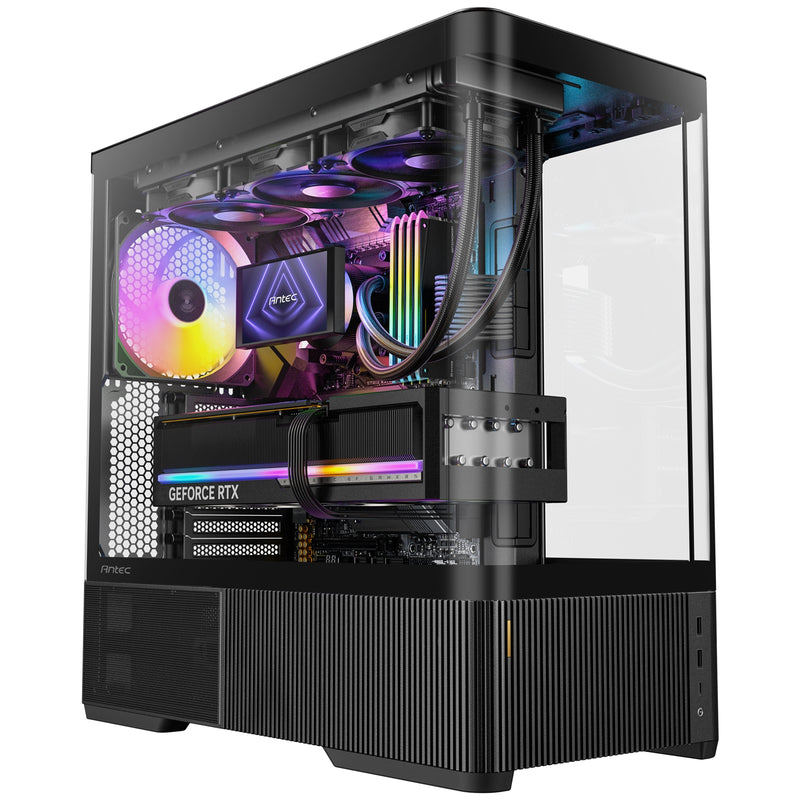 Antec C6 Curve ARGB Gaming Case Tempered Glass USB-C White