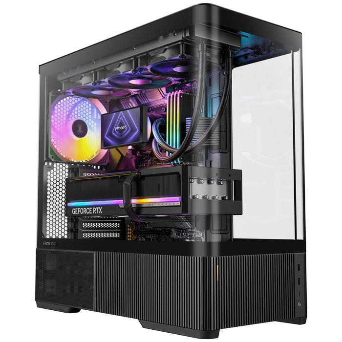 Antec C6 Curve ARGB Gaming Case Tempered Glass USB-C White